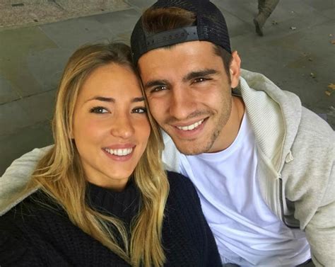 alvaro morata wife.